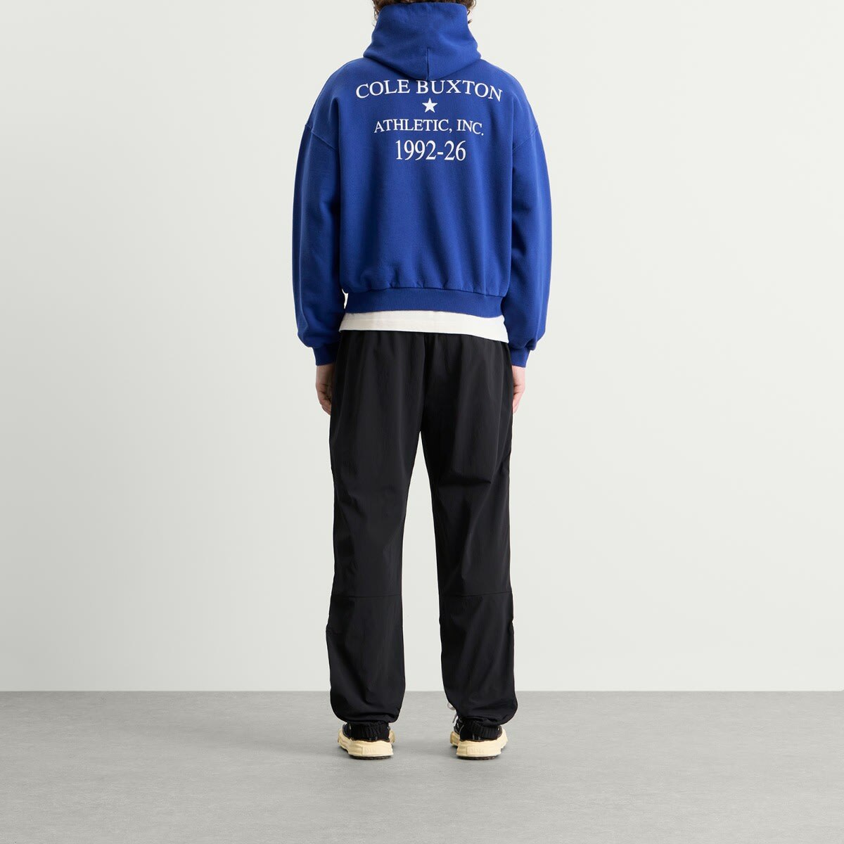 Cole Buxton Men's Athletic Inc Hoodie in Blue