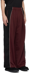 ADER error Burgundy Paneled Trousers