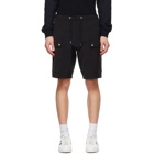 Moncler Black Bermuda Shorts