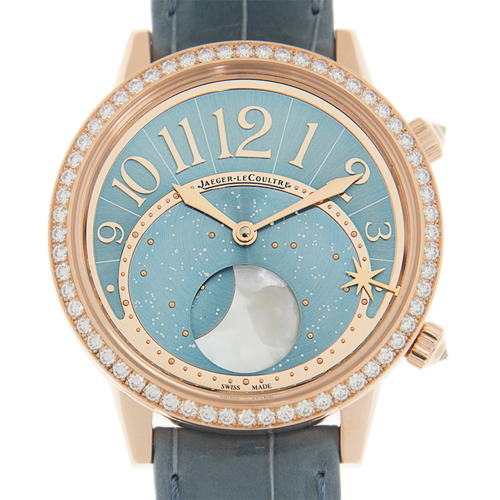 Photo: Jaeger LeCoultre Rendez-Vous Moon Serenity Automatic Diamond Blue Dial Ladies Watch Q3522480