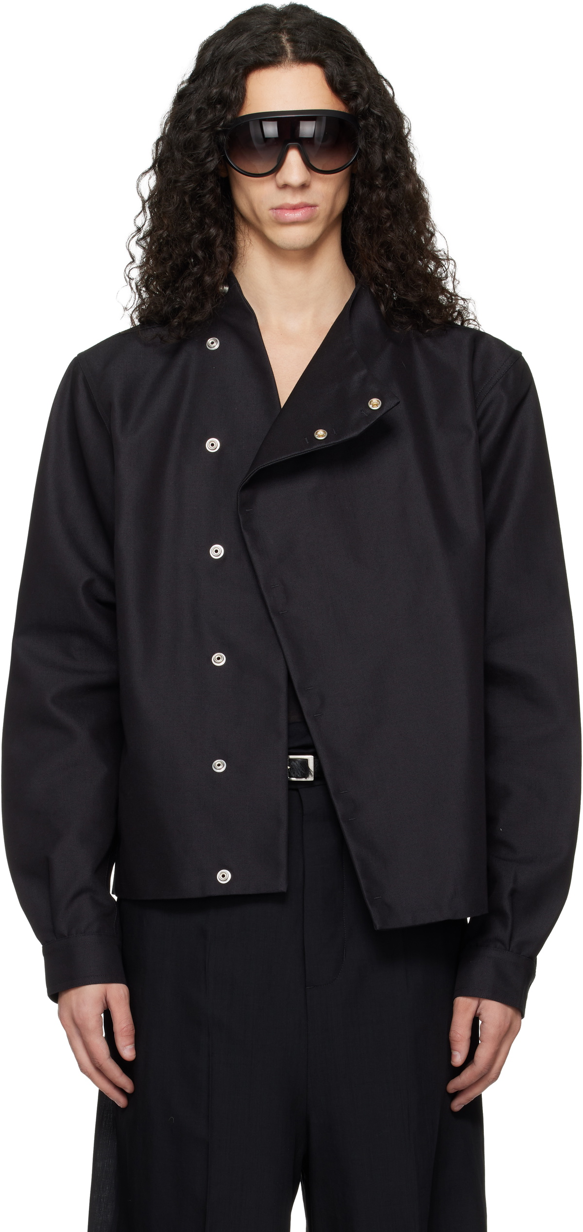 Rick Owens Black Temple LPM Jacket Rick Owens