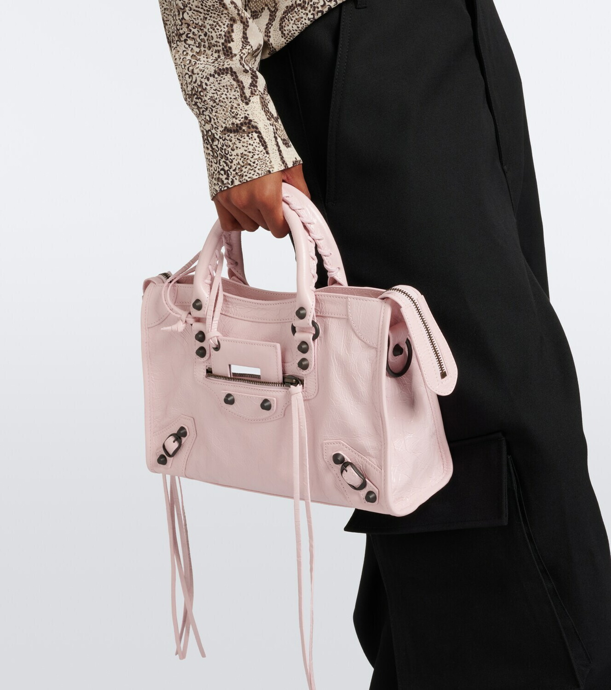 Balenciaga Le City Small leather top-handle bag