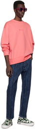 Marni Pink Rib Trim Sweatshirt