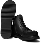 Rick Owens - Full-Grain Leather Monkey Boots - Black