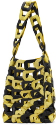 SC103 Black & Yellow Links Medium Tote