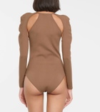 Zeynep Arçay Cutout knit bodysuit
