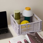 HAY Medium Square Recycled Colour Crate in Lavender 