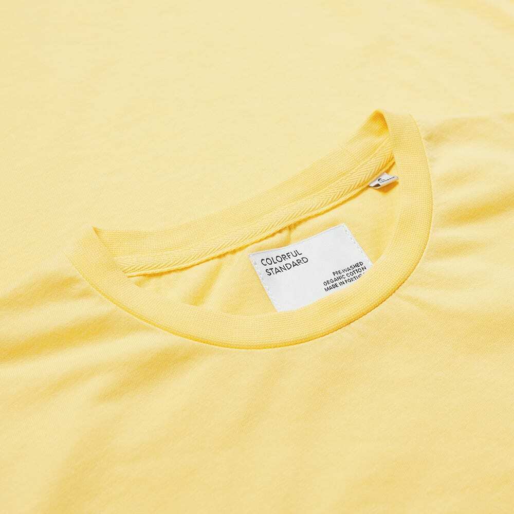 Colorful Standard Men's Classic Organic T-Shirt in Lemon Yellow ...