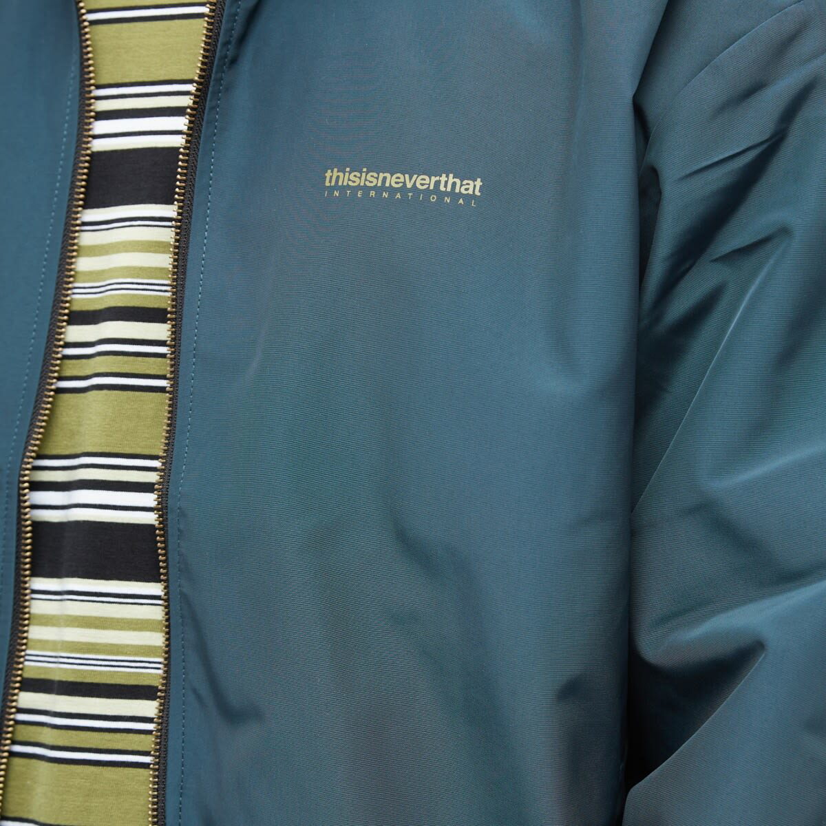 thisisneverthat Men's INTL. Team Jacket in Dark Green thisisneverthat