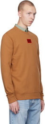 Hugo Brown Patch Sweatshirt