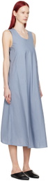 Youth Gray Lettuce Edge Midi Dress