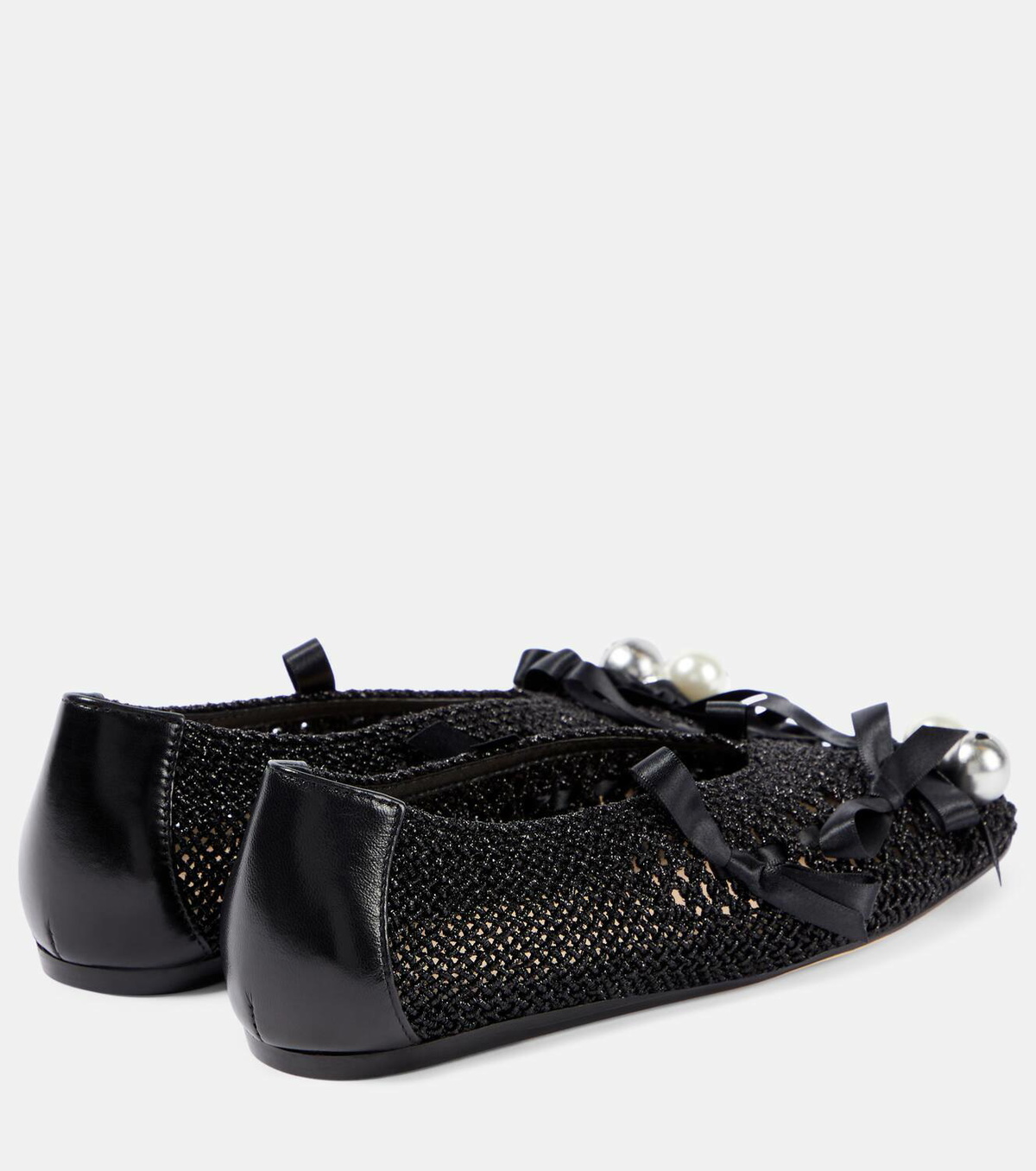 【Simone Rocha】Bell CharmHeartToeプラットフォームローファー Simone Rocha プラットフォーム シューズ | ブラック | FARFETCH JP