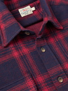 Faherty - Legend Checked Flannel Shirt - Red