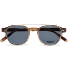 Moscot - Arthur Round-Frame Tortoiseshell Acetate Optical Glasses with Clip-On UV Lenses - Men - Tortoiseshell