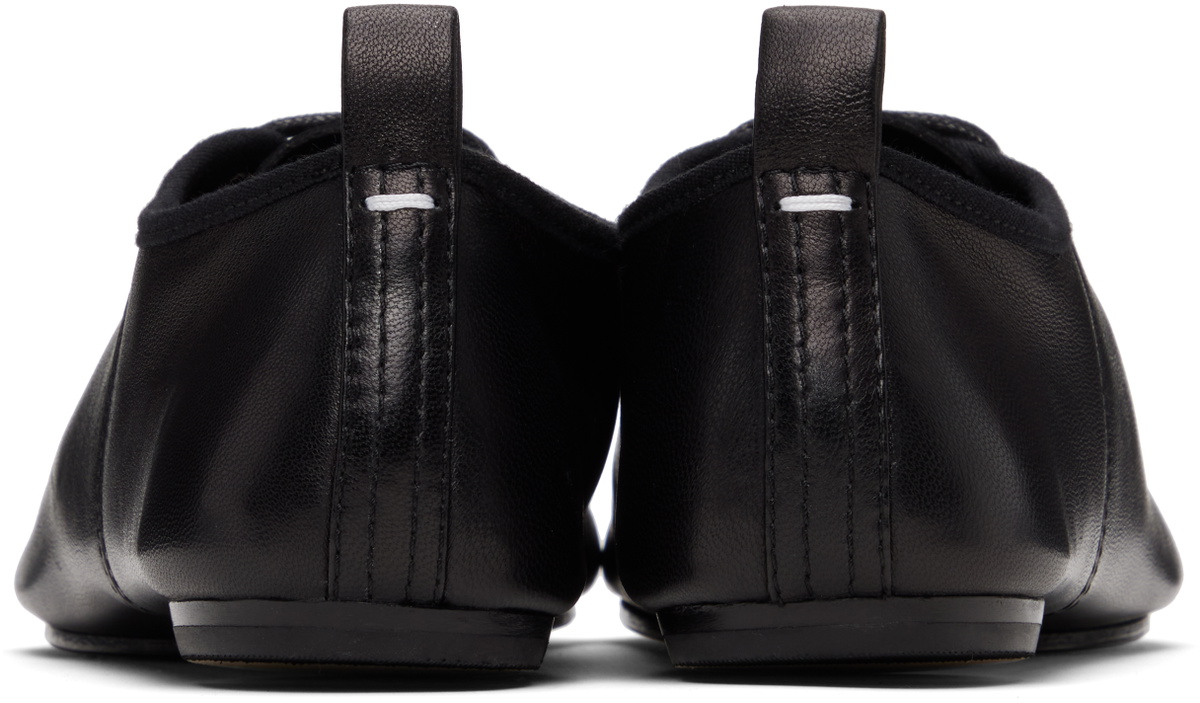 Maison Margiela Black Tabi Jazz Lace-Up Derbys