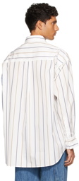 Feng Chen Wang Blue & White Layered Shirt
