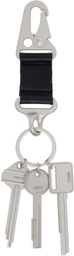 C2H4 Silver & Black Kazimir Keychain
