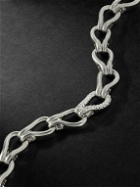 John Hardy - Surf Silver Diamond Chain Bracelet - Silver