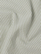 Massimo Alba - Malibu Striped Cotton-Seersucker Shirt - Green