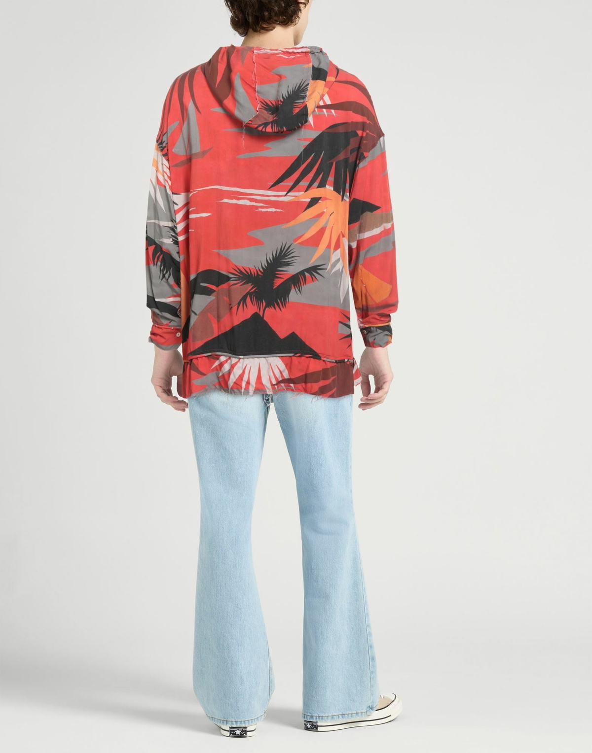 Palm Angels Mens T-shirt in Red
