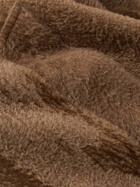LOEWE - Belted Shearling Coat - Brown