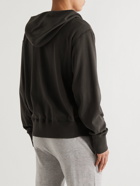 Rag & Bone - Future Staples Damon Logo-Appliquéd Organic Cotton-Jersey Zip-Up Hoodie - Gray