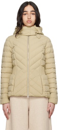 MACKAGE Beige Idalee Hooded Light Down Jacket