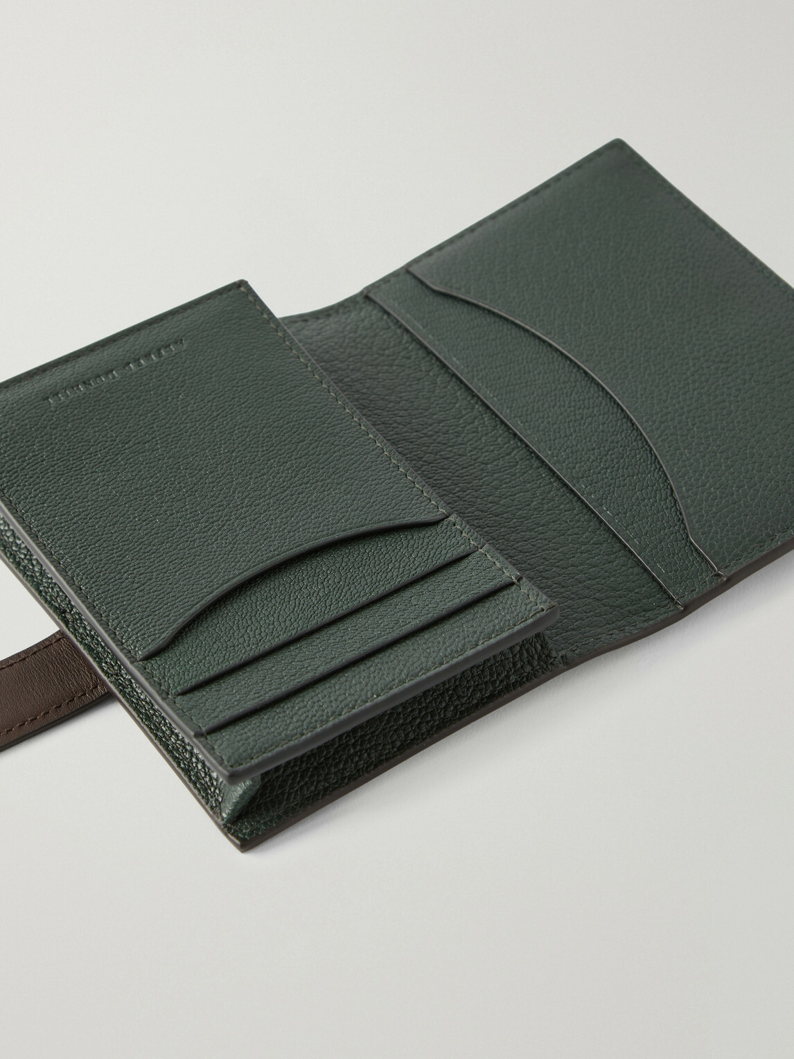 Dunhill - Alfred Business Card Case Patina-Leather Cardholder