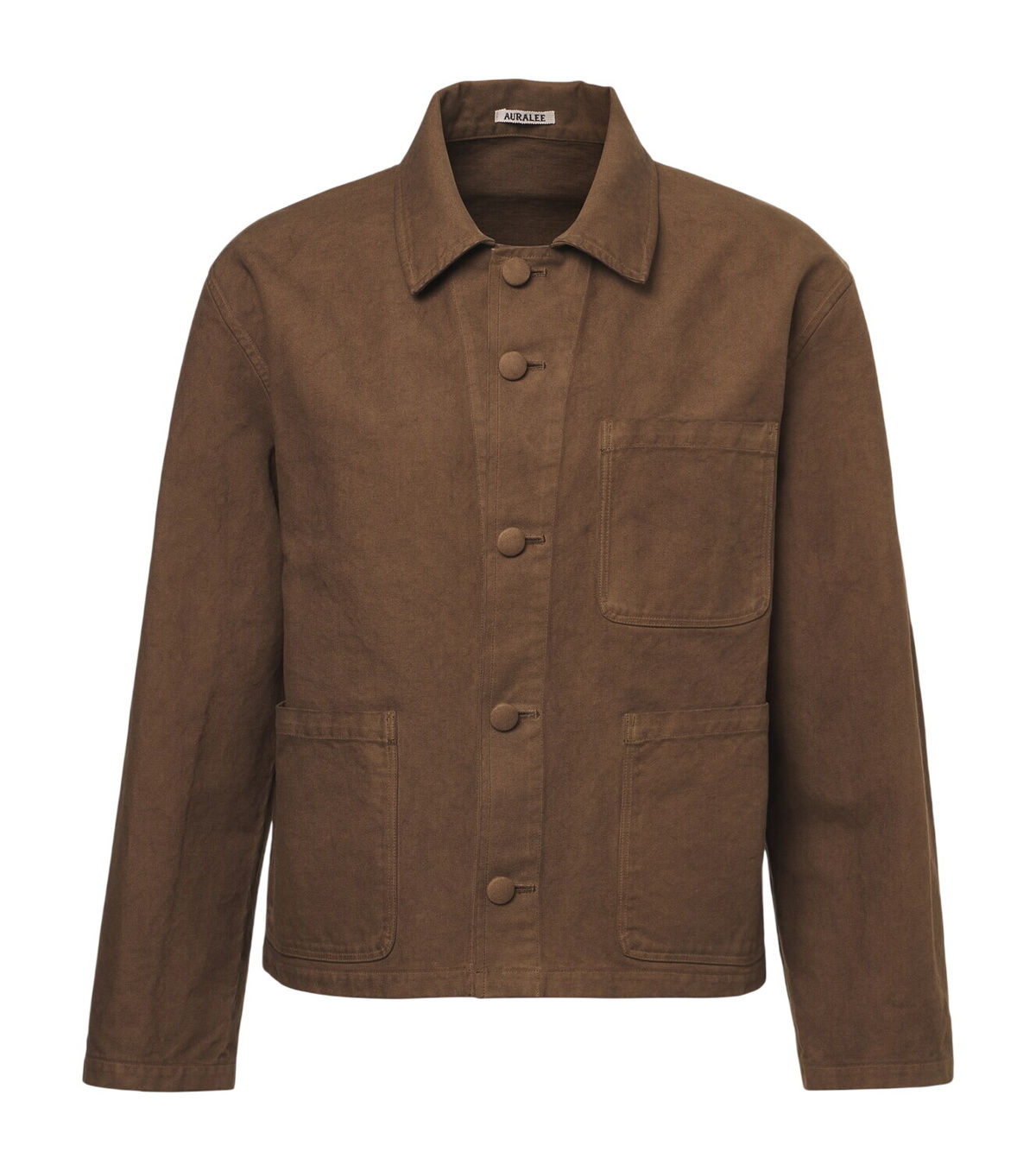 ジャケット・アウター AURALEE WOOL COTTON TWILL OVER JACKET Auralee Cotton twill jacket Auralee