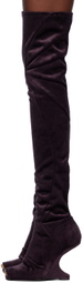 Rick Owens Lilies Purple Cantilever 11 Boots