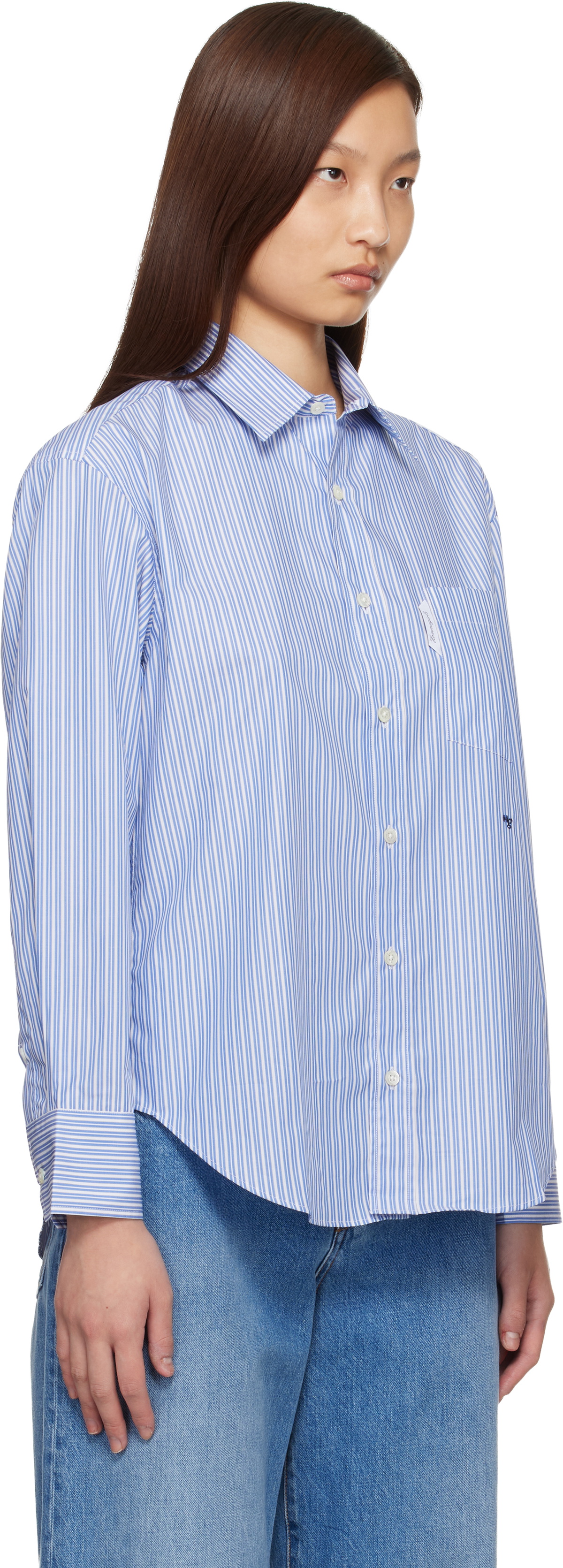 HommeGirls Blue Oxford Shirt