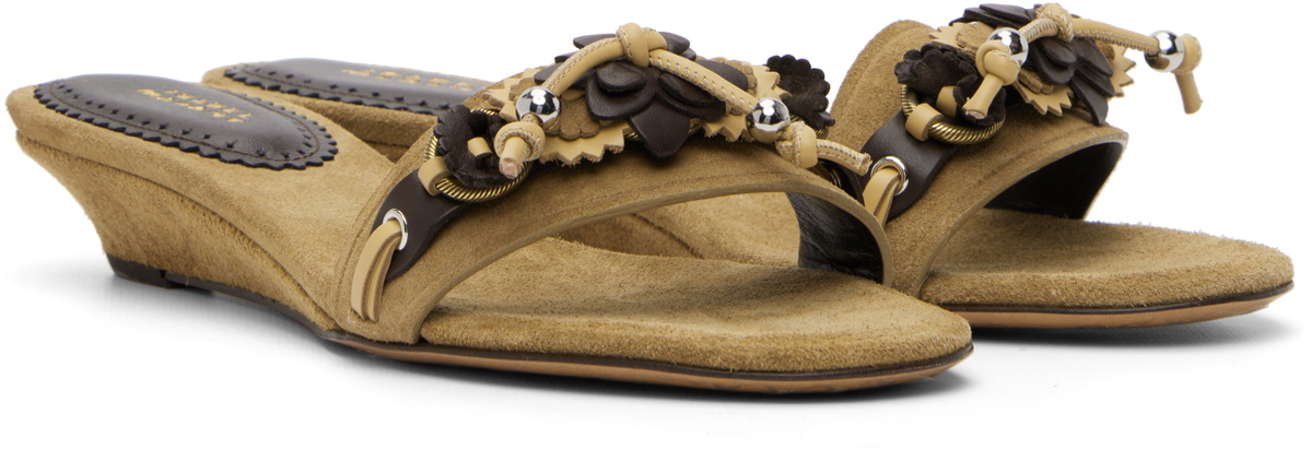 Isabel Marant Tan Iela Heeled Sandals