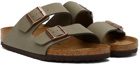 Birkenstock Grey Regular Arizona Sandals