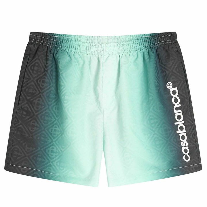 Photo: Casablanca Men's Jacquard Printed Swim Shorts in Green