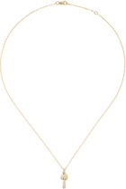Bernard James Gold FUNGI Conica Single Charm Necklace