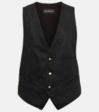 Ann Demeulemeester - Lut cotton voile vest