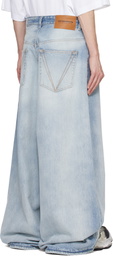 VETEMENTS Blue Oversized Baggy Jeans