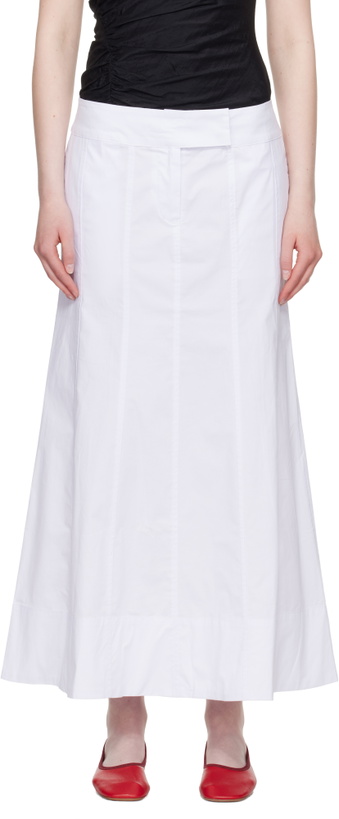 Photo: Belle Anna White Paloma Maxi Skirt