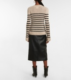 Khaite Tilda striped cashmere sweater