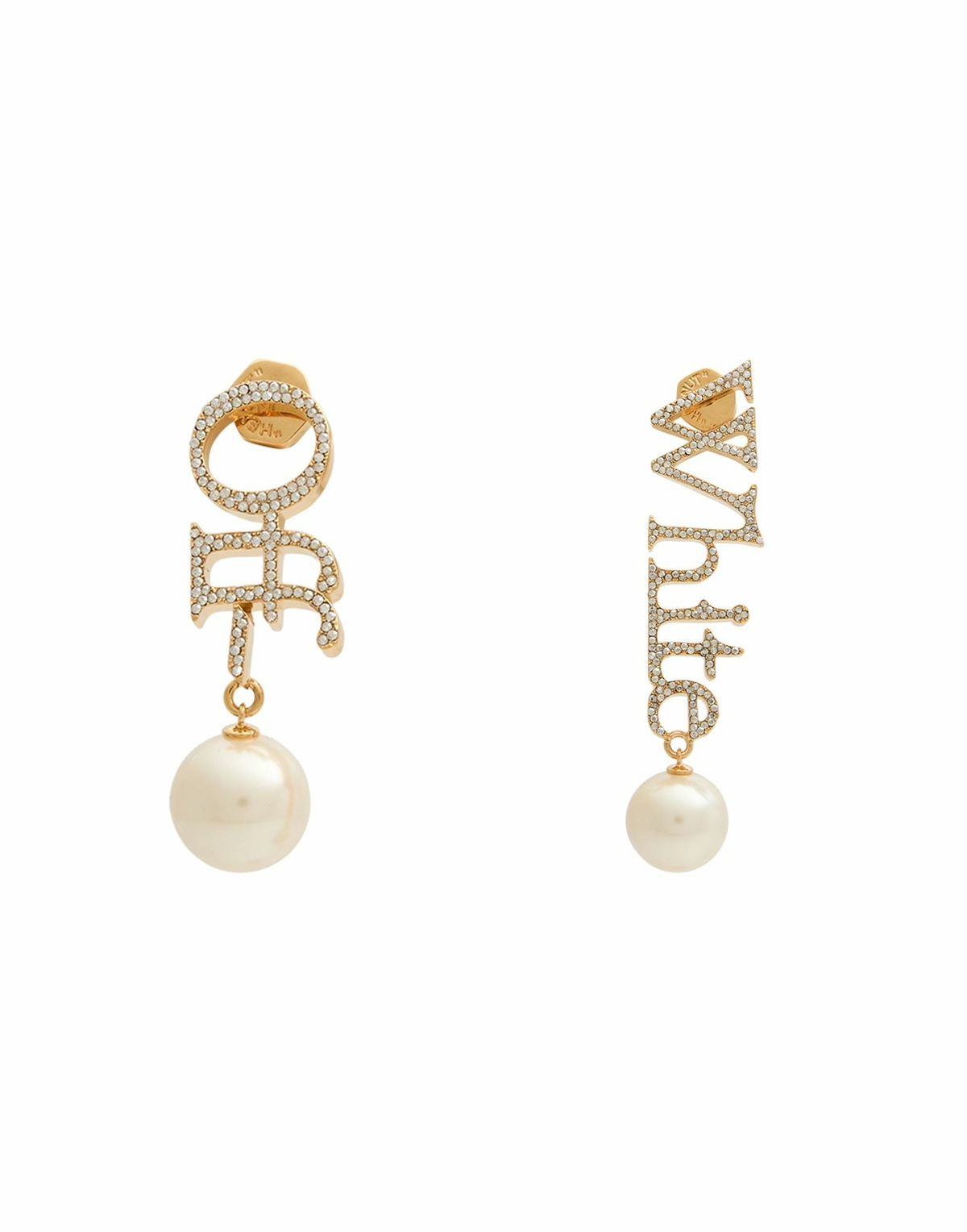 Off-white Womens Earrings in Gold