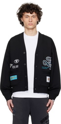 AAPE by A Bathing Ape Black Main Cardigan