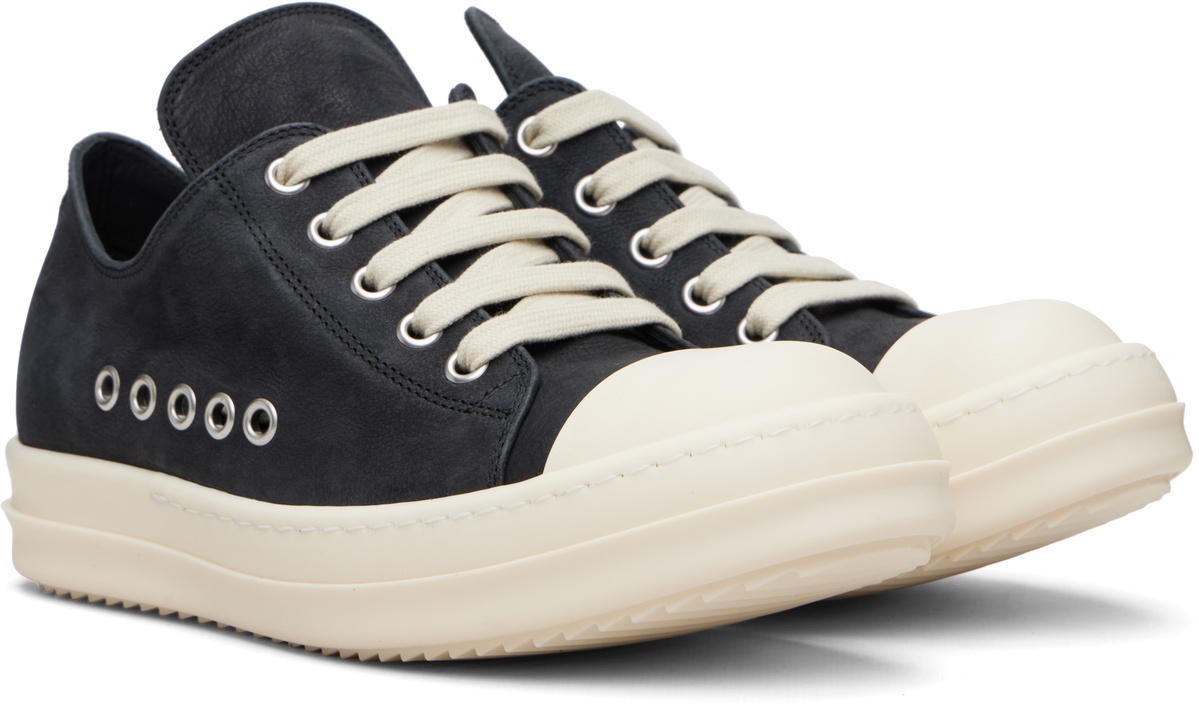 Rick Owens Black Temple Extreme Low Sneakers