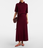 Lisa Yang Torie cashmere midi skirt