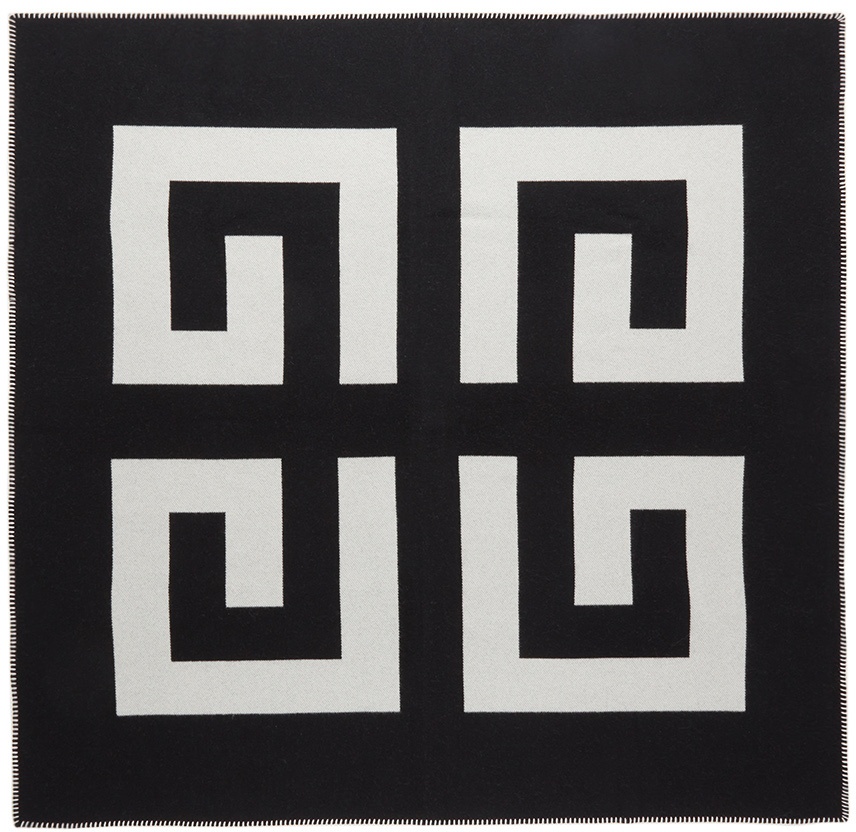 Photo: Givenchy Black Logo Blanket