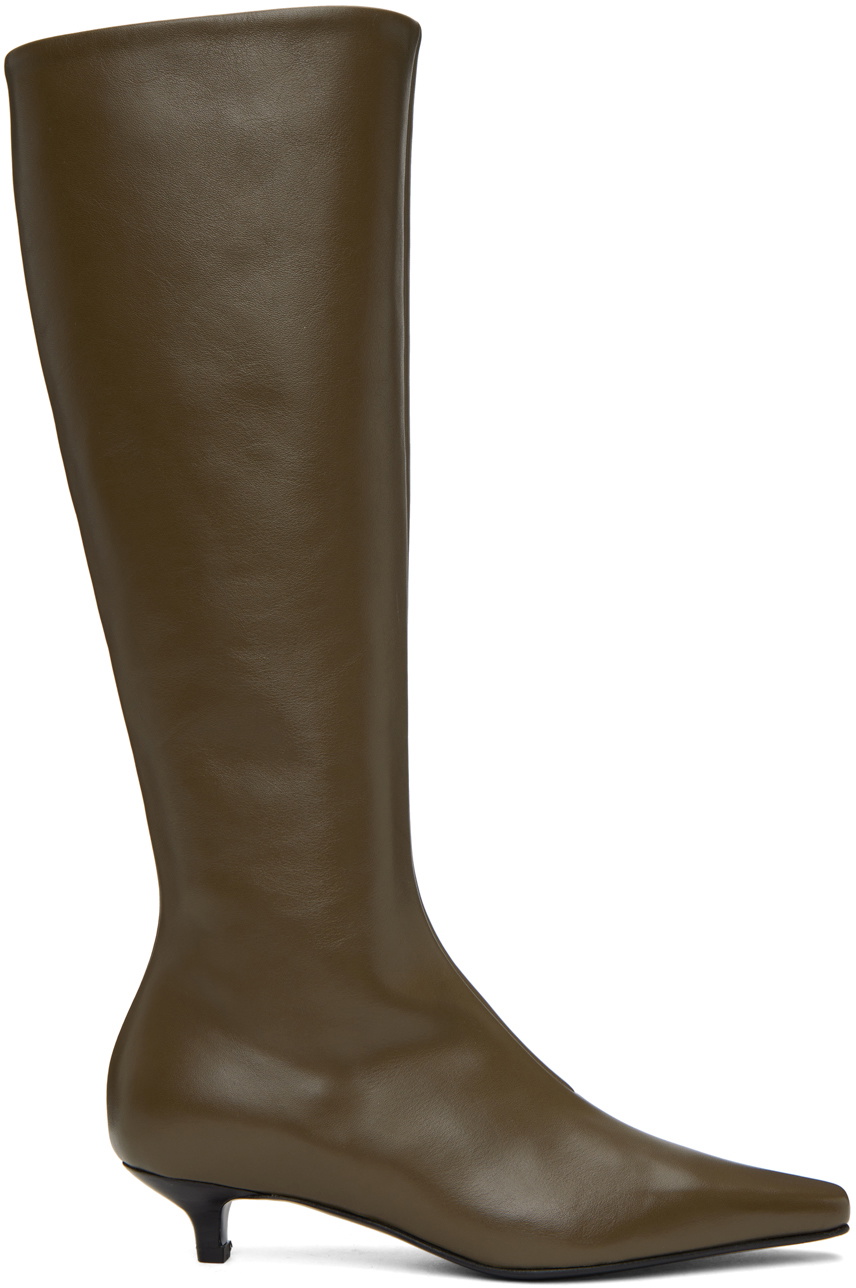 TOTEME Brown 'The Slim' Boots Toteme