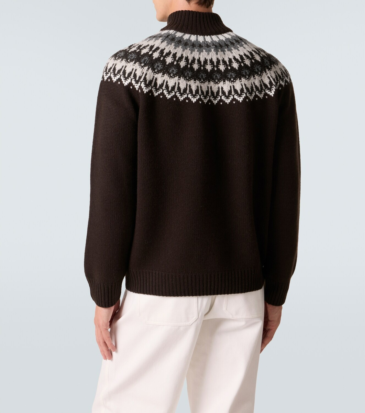 Arch4 Mr Saint Gervais Fair Isle cashmere sweater