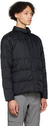 Goldwin Black Press-Stud Down Jacket