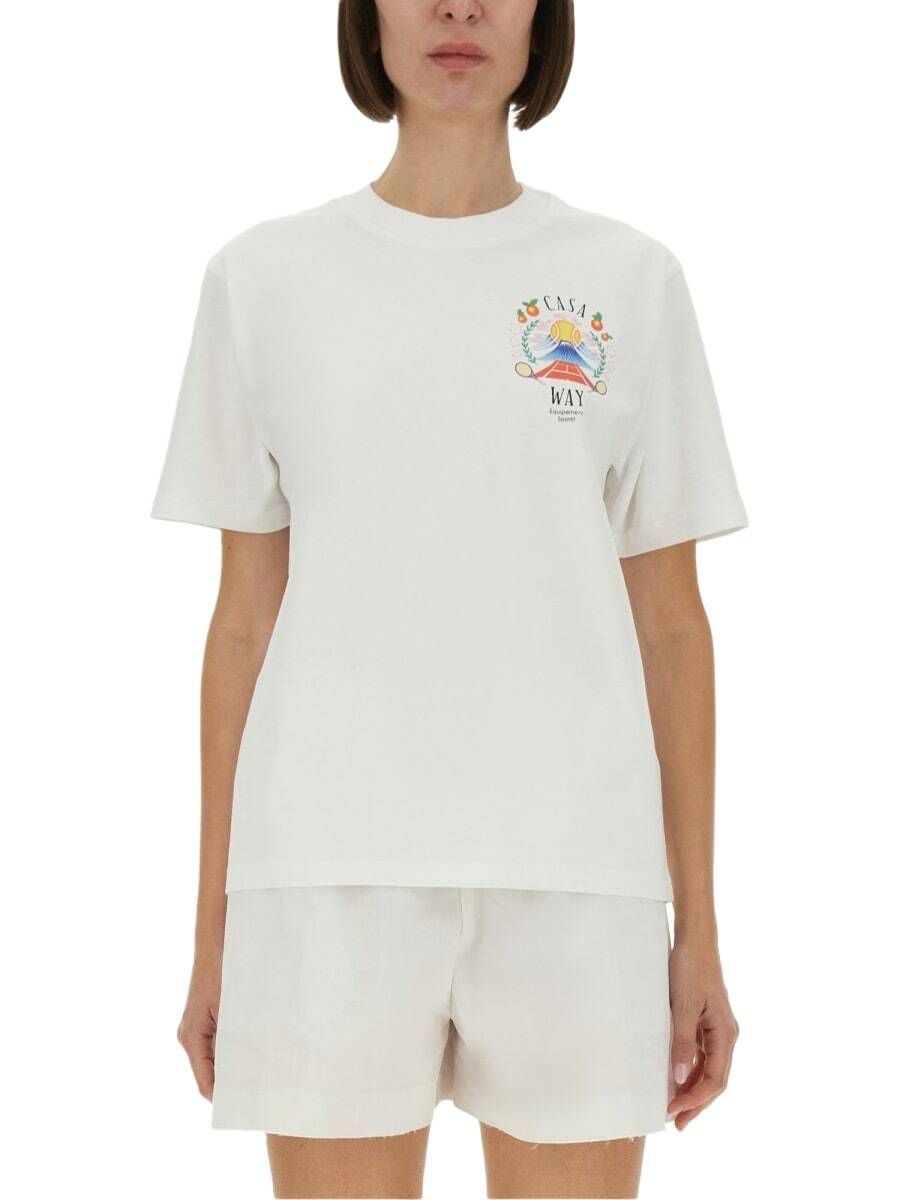 Tシャツ・カットソー CASABLANCA FOOTBALL T-SHIRT セール】BIRDSEYE MESH Mens Printed Football Top（Tシャツ