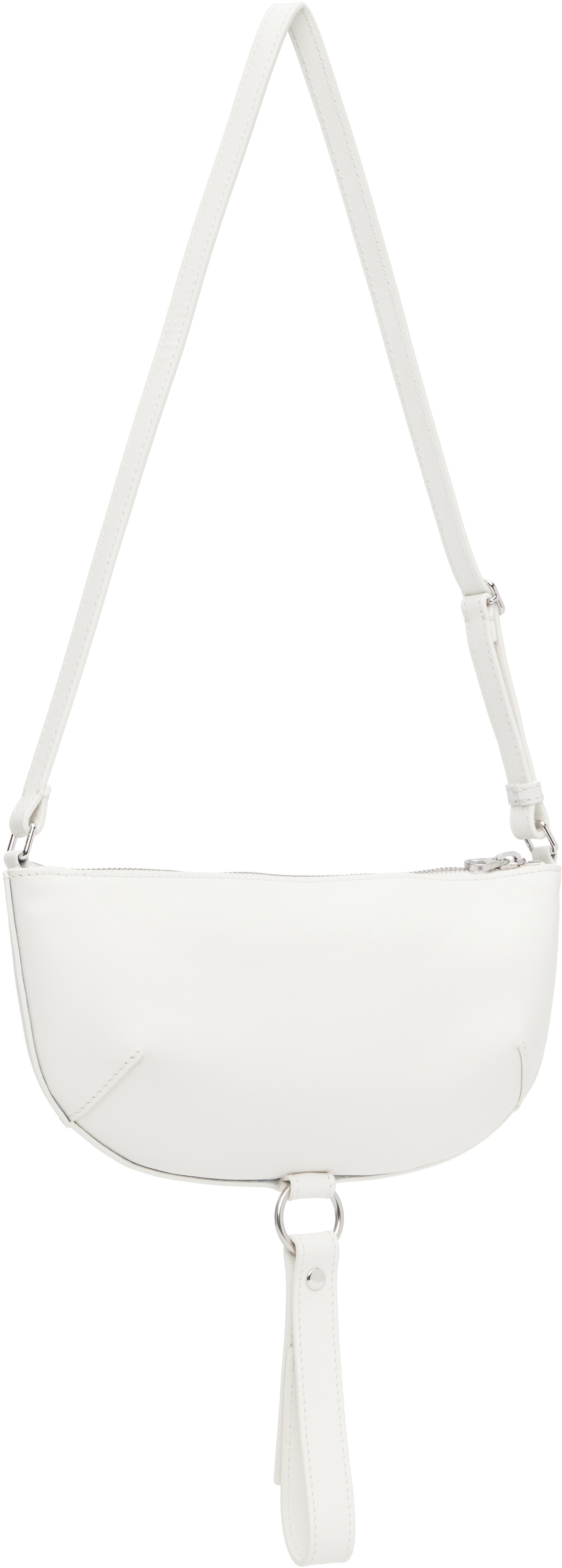 Courrèges White Holy Eclipse Leather Bag