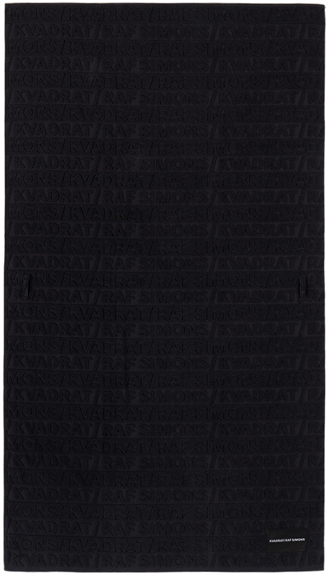 Photo: Kvadrat/Raf Simons Black Beach Towel